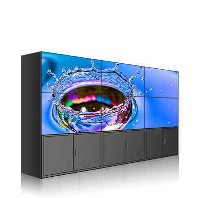 16.7M 46'' 4000:1 Multi Layar 4K Video Wall Display Bezel 1.7mm