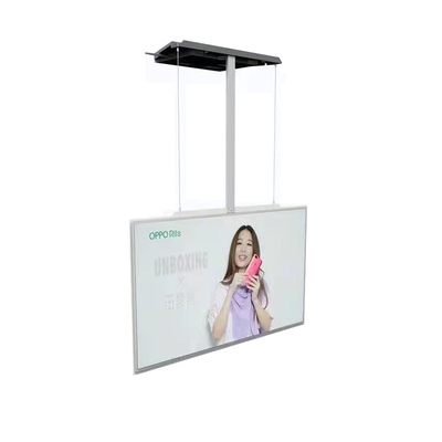 Menggantung LCD Dua Sisi / OLED Digital Signage Menampilkan 700 Nits Untuk Iklan