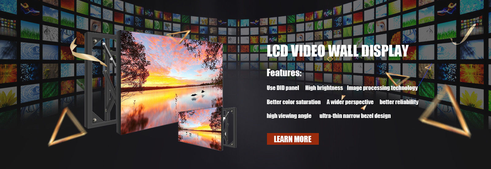 Layar Dinding Video LCD