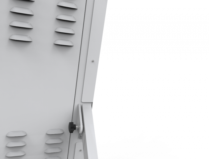 Kios Manajemen Antrian Interaktif LCD TFT Dengan Kastor 4