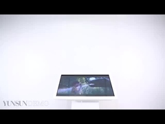 22 Inch Besar layar sentuh Kiosk Semua dalam Satu Infrared Digital Signage Kapasitas 60hz