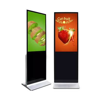 Full HD 55 Inch Indoor Floor Stand Digital Signage Capacitive Touch Kiosk