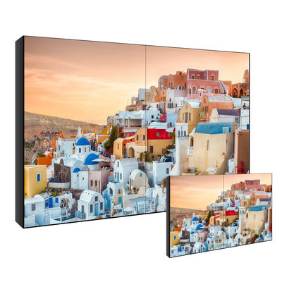 POP 3x3 Samsung LCD Video Wall Display 8ms Tanggapi Antarmuka Sinyal LVDS